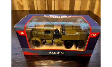 Яаз-210Г Легендарные грузовики СССР, масштабная модель, MODIMIO, scale43