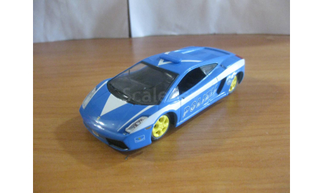 Lamborghini Gallardo Polizia ( деагостини ) Б/У, масштабная модель, scale43