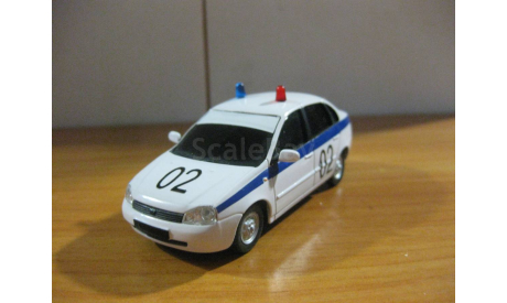 Vaz Lada 1118 Kalina. Police ( Cararama ) bauer hongwell . Новое, масштабная модель, ВАЗ, Bauer/Cararama/Hongwell, scale43
