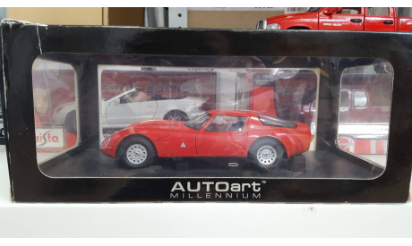 ALFA Romeo Giulia TZ 2 1965 RED 1:18, масштабная модель, Autoart, scale18