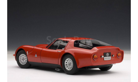 ALFA Romeo Giulia TZ 2 1965 RED 1:18, масштабная модель, Autoart, scale18