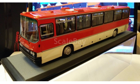 Ikarus 250.59 (Икарус 250.59) алый Первый выпуск, масштабная модель, Classicbus, scale43