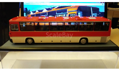 Ikarus 250.59 (Икарус 250.59) алый Первый выпуск, масштабная модель, Classicbus, scale43