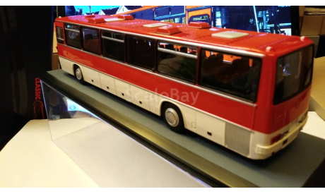 Ikarus 250.59 (Икарус 250.59) алый Первый выпуск, масштабная модель, Classicbus, scale43