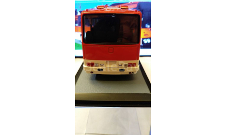 Ikarus 250.59 (Икарус 250.59) алый Первый выпуск, масштабная модель, Classicbus, scale43
