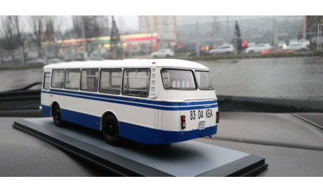 ЛАЗ-695Н, бело-синий, гос. № 83-04 КЕА, масштабная модель, Classicbus, scale43