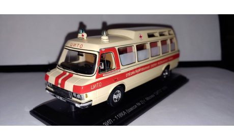 ЗиЛ-118КА (шасси №2) ’ЦИТО’, г. Москва, 1979 г., масштабная модель, DiP Models, scale43