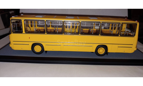 Ikarus 260.01 янтарный, с номерами и маршрутом №13, масштабная модель, DEMPRICE, scale43