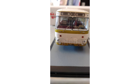 ЛиАЗ-677М лаймово-белый, масштабная модель, Demprice/ClassicBus, scale43