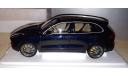 Porsche Cayenne Turbo S 2014 синий металлик, масштабная модель, Minichamps, scale18