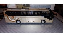 Туристический автобус Yutong ZK6128HQB, масштабная модель, 1:43, 1/43