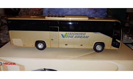 Модель автобуса Jinlong Higer Bus V12, масштабная модель, scale43