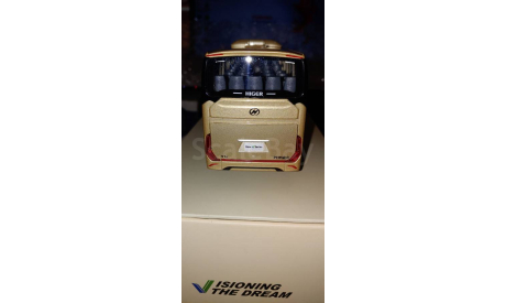 Модель автобуса Jinlong Higer Bus V12, масштабная модель, scale43