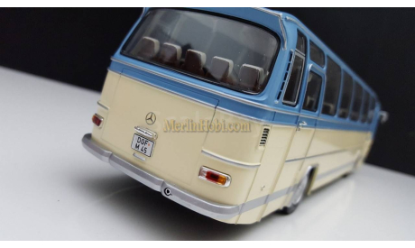 Mercedes-Benz O302 BUS, 1965 BLUE/CREAM, масштабная модель, Minichamps, scale43