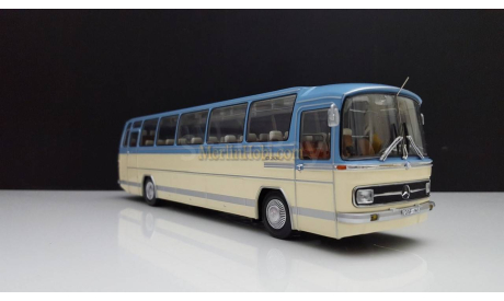 Mercedes-Benz O302 BUS, 1965 BLUE/CREAM, масштабная модель, Minichamps, scale43