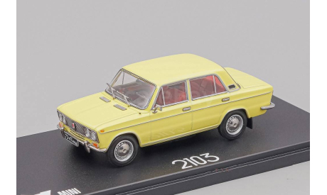 ВАЗ-2103 ’Жигули’ (1973-1975), желтый, масштабная модель, EVR-mini, scale43