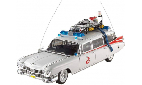 1959 Cadillac Fleetwood Ghostbusters Ecto-1, масштабная модель, Hot Wheels, scale18