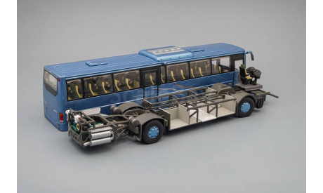 Туристический автобус VOLVO 8700 Bus, blue metallic, масштабная модель, Motorart, scale43