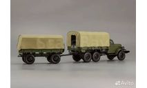 ЗиЛ-157К Хаки с прицепом 2-ПН-2, масштабная модель, DiP Models, scale43