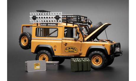 Land Rover Defender 90 ’Camel Trophy Borneo 1985’, масштабная модель, AlmostReal, scale18