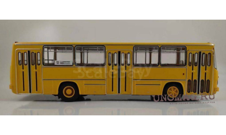 Ikarus 260.01 янтарный (без номеров), масштабная модель, DEMPRICE, scale43