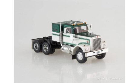 Diamond Reo Truck, white/metallic-dark green solo tractor, масштабная модель, Neo Scale Models, scale43