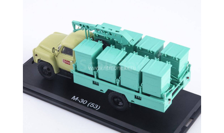 Контейнерный мусоровоз М-30 (53), масштабная модель, ГАЗ, Start Scale Models (SSM), scale43