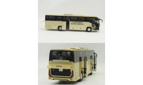 Модель автобуса Jinlong Higer Bus V12, масштабная модель, scale43