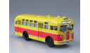 ЗИС-155 красно-жёлтый, со шторками, масштабная модель, scale43, Автоистория (АИСТ)