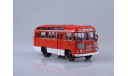 ПАЗ-672М красный 1:43 Советский автобус, масштабная модель, scale43