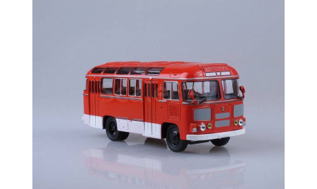 ПАЗ-672М красный 1:43 Советский автобус, масштабная модель, scale43