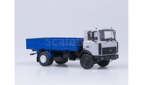 МАЗ-5337 бортовой (поздняя кабина), масштабная модель, 1:43, 1/43, Автоистория (АИСТ)