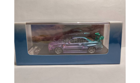 1:64 Nissan Skyline GTR R34, масштабная модель, Hobby Japan, scale64, Mitsubishi