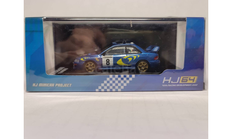 1:64 Subaru Impreza 22B Rally, масштабная модель, scale64