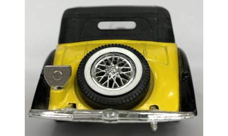 Solido - DELAHAYE 135 M, желтый с черным, масштабная модель, 1:43, 1/43