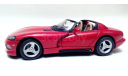 Dodge Viper RT/10, масштабная модель, Bburago, 1:24, 1/24