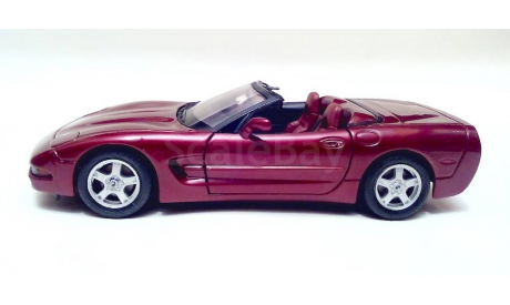 Chevrolet Corvette C5, масштабная модель, Bburago, 1:24, 1/24