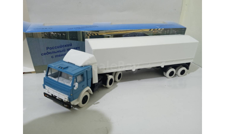 КамАЗ 5410 голубой, масштабная модель, Элекон, scale43, Adler