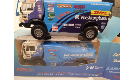 КамАЗ ралли, масштабная модель, Элекон, scale43
