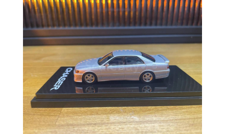 TOYOTA Chaser Tourer V (JZX100) 1998 серый, масштабная модель, scale64