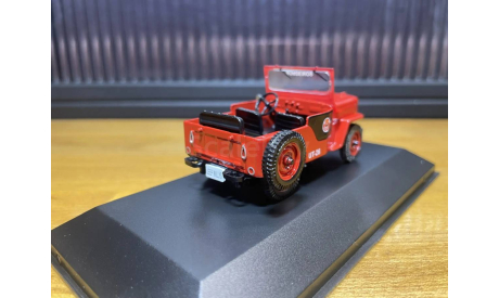 JEEP Willys Corpo De Bombeiros пожарный, масштабная модель, DeAgostini, scale43