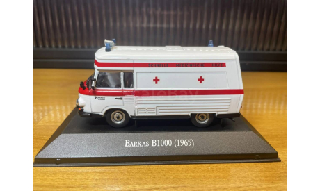 BARKAS B1000 SMH-3 ’Ambulance’ 1970, масштабная модель, Atlas, scale43
