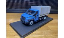 ГАЗон C41R11 бортовой с тентом, масштабная модель, Наш Автопром, scale43