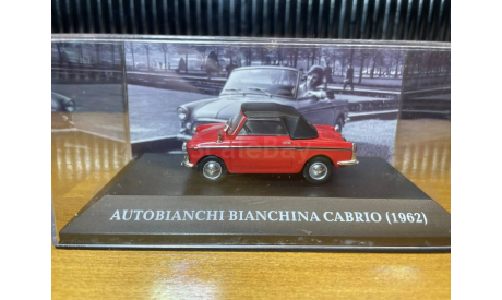 ​Autobianchi Bianchina Cabriolet 1962, масштабная модель, Altaya, scale43
