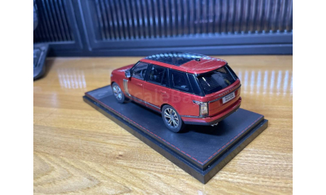 RANGE ROVER SV (2017) красный металлик, масштабная модель, LCD MODELS, scale43