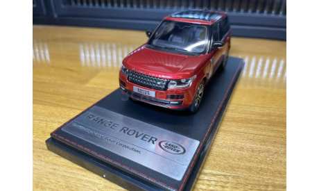 RANGE ROVER SV (2017) красный металлик, масштабная модель, LCD MODELS, scale43