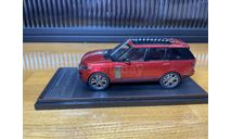 RANGE ROVER SV (2017) красный металлик, масштабная модель, LCD MODELS, scale43