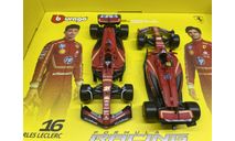 SF-24 Ferrari F-1 2024 сет, масштабная модель, BBurago, scale43