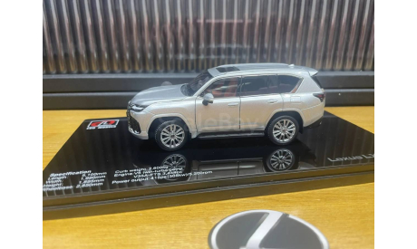 Lexus LX600 (2024) темно-серый, масштабная модель, LCD MODELS, scale43