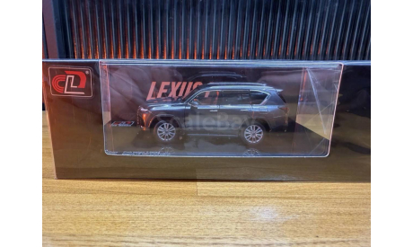 Lexus LX600 (2024) темно-серый, масштабная модель, LCD MODELS, scale43